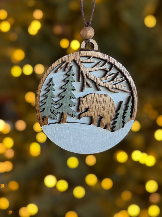 Christmas ornaments/ mountain 3D