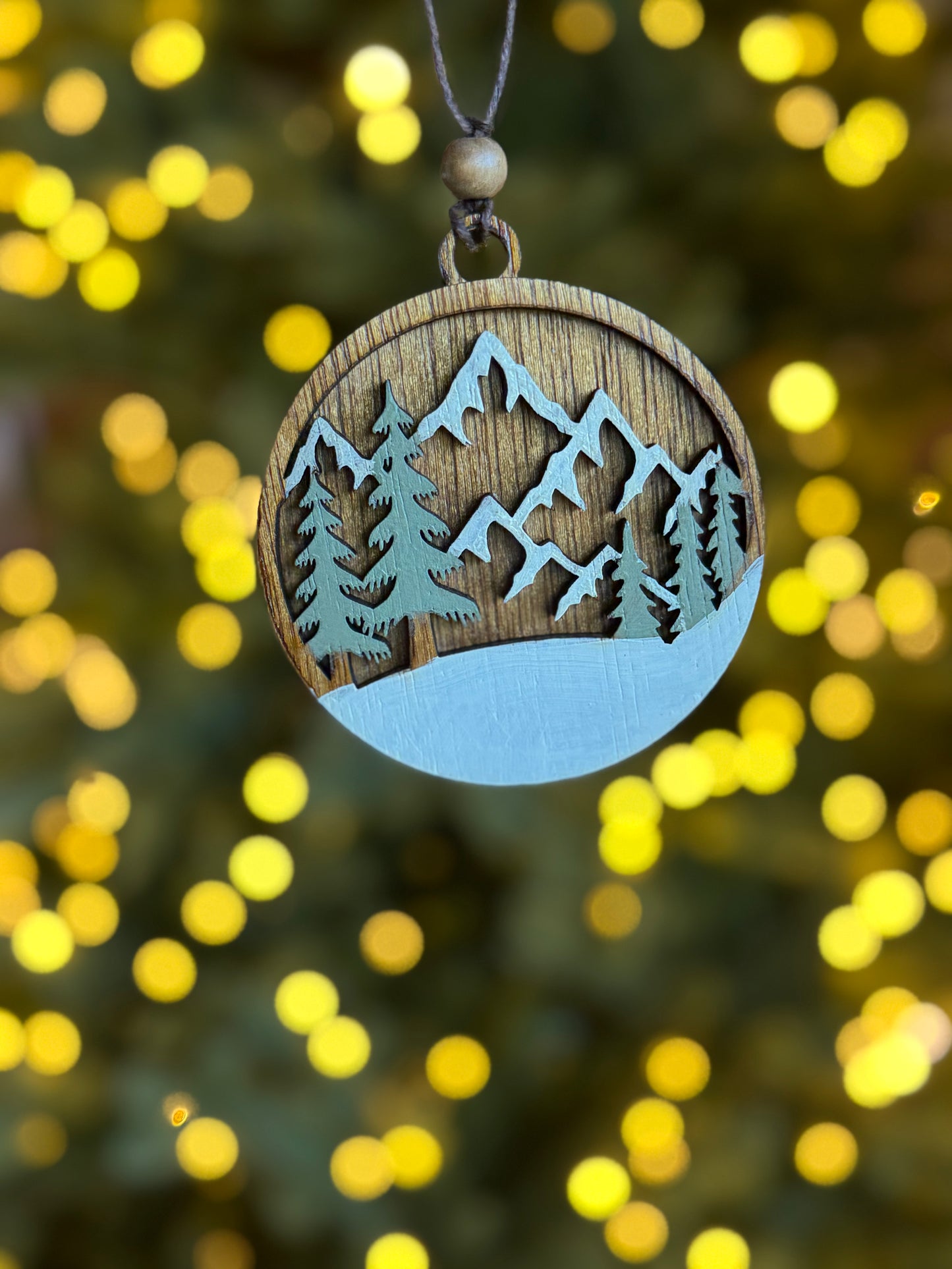Christmas ornaments/ mountain 3D